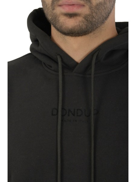 Felpa Dondup con cappuccio Nero